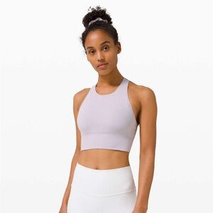 Lululemon Ebb to Train High Neck Bra Stargaze Size 6